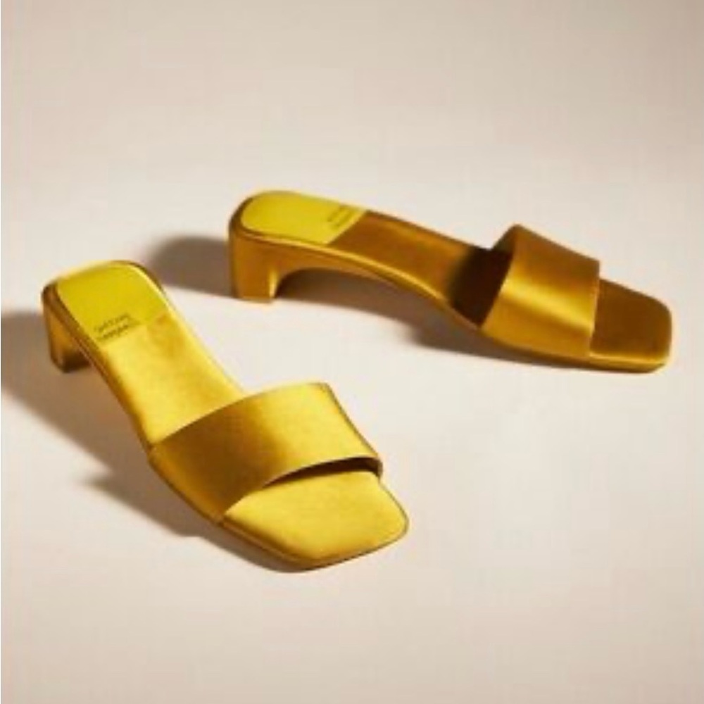Jeffrey Campbell Gold Heels